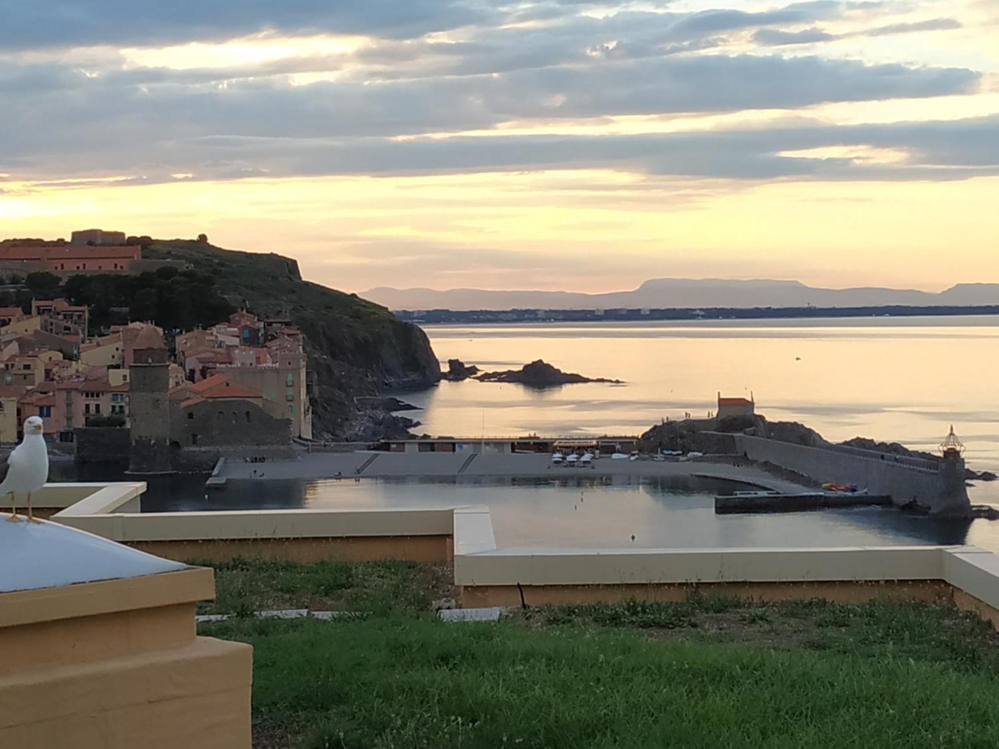 Location Vue Mer Du Samedi Au Samedi, Clim, Parking, Piscine, Plage Collioure Luaran gambar